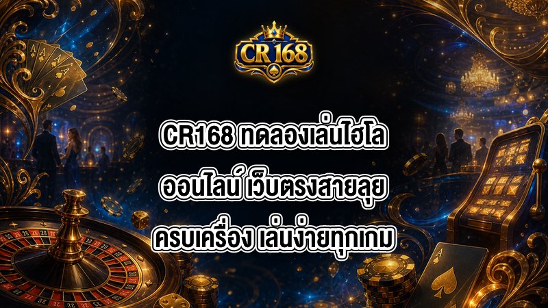 CR168 ทดลองเล่นไฮโลออนไลน์